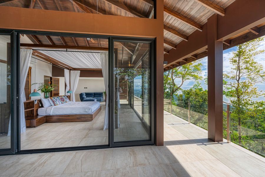 Private terrace of the Air master suite